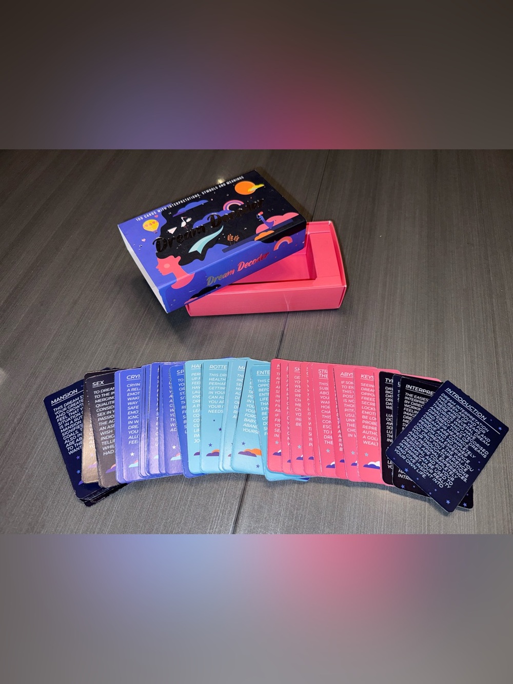 Dream Decoder Card Game - Multicolor Deck